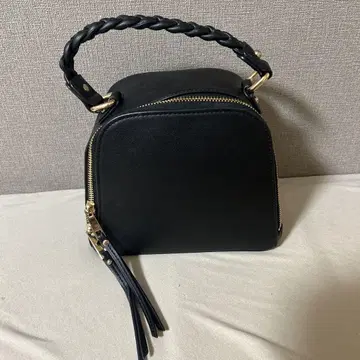 [ 새상품 ] 다이애나 미니 핸드백 더블 지퍼 블랙