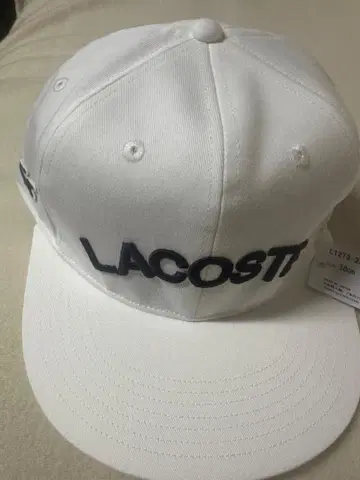 LACOSTE 화이트 캡 택 포함 새상품 정가 8030엔