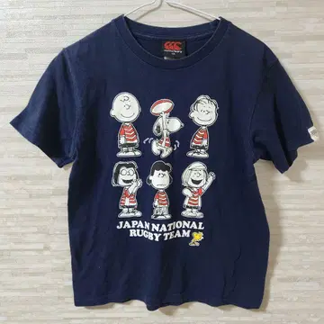 CANTERBURY PEANUTS 스누피 일본 럭비 T셔츠