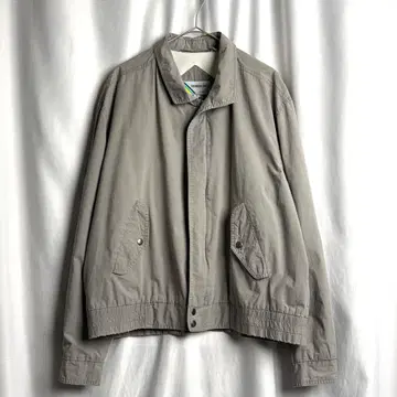 80s MEMBERS ONLY 코튼 블루종 L 라이트 그레이