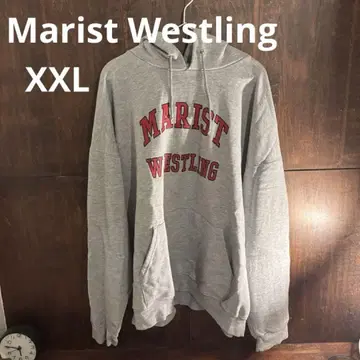 구제 의류 Marist Westling 후드티 그레이 XXL