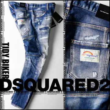 TIDY BIKER 새상품 DSQUARED2 디스퀘어드 바이커 데님 54