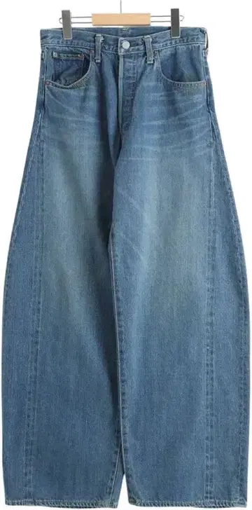 ssstein / DEFORMATION WIDE DENIM JEANS