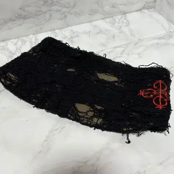 y101118 HEX anti style 넥워머 블랙 로고