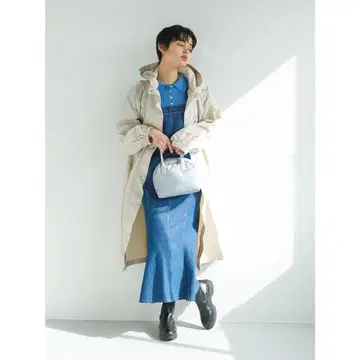 [ 새상품 ] koe ( 코에 ) 나일론 푸드코트 샌드베이지