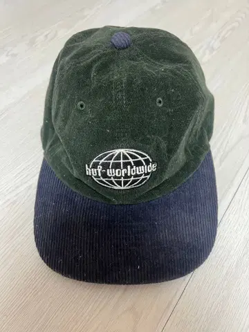 HUF 다크 그린 네이비 캡