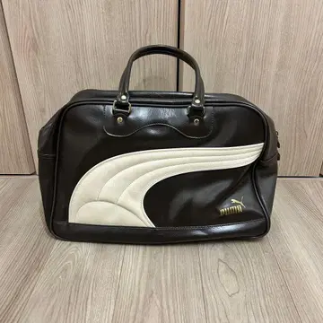 [ PUMA ] 보스턴 백 브라운 y2k 핸드백 푸마 골드