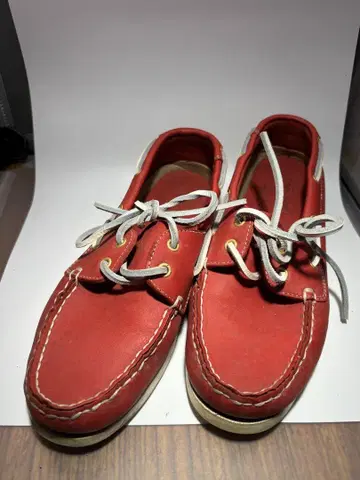 TOP SIDER SPERRY 568-201 데크 슈즈 레드
