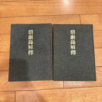 벽암록 해석 전편 이후 다니구치 마사하루