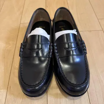 블랙 천연 가죽 로퍼 23.0cm 포멀 신발