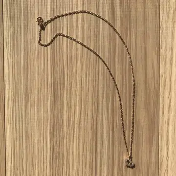ete 하트형 스톤 부착 목걸이 k10