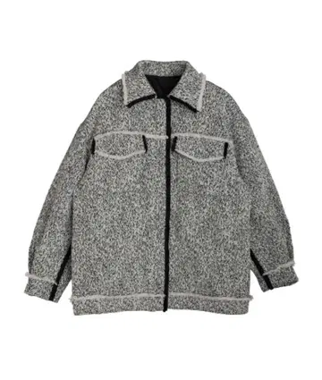 OTONA MUSE FRINGE TWEED OVER JACKET