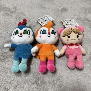 호빵맨 캐릭터 봉제 인형 3체 세트