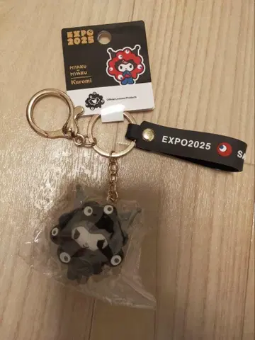 오사카 간사이 박람회 한정판 블랙 쿠로미 산리오 키리 입체 키링