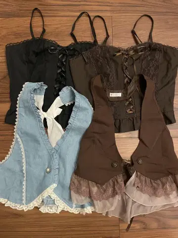 axes femme 클래시컬 베스트&뷔스티에 세트