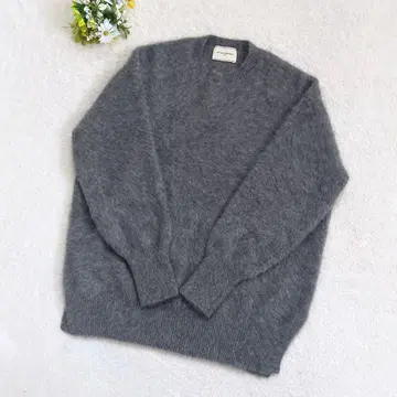 [ 새상품급 ] UNITED ARROWS 폭스 캐시미어 크루넥 니트 F