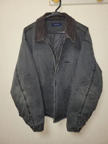 NAUTICA 노티카 그레이 블루종 자켓 충전솜 점퍼 중고품