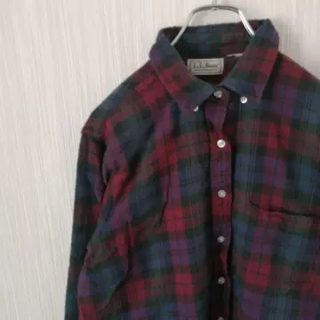 L.L.Bean 플란넬 셔츠 긴팔 체크 여성용