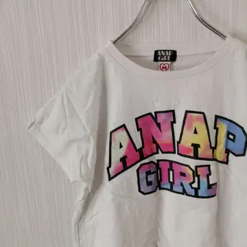 ANAP GIRL 반팔 숏 기장 셔츠 여성용