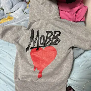 MOBB. 그레이 후드티 S 사이즈