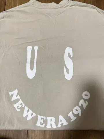 NEW ERA 셔츠 베이지 미사용