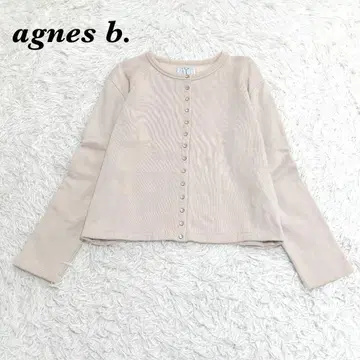 agnes b 가디건 프레션 1 M 베이지