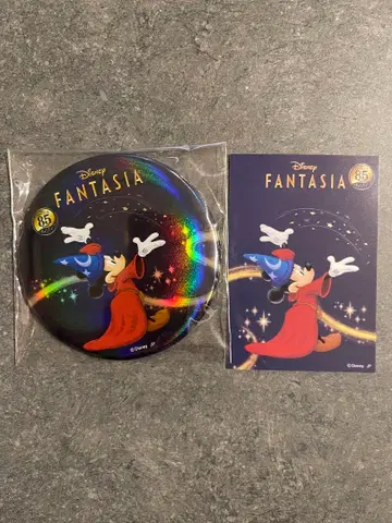 디즈니 판타지아 85주년 스티커 캔뱃지 일본 우편