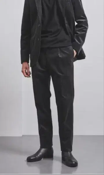 UNITED ARROWS 코듀로이 1 플리츠 팬츠