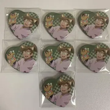 닌타마 란타로 젠포지 잇사쿠 난자타운 캔뱃지 7점