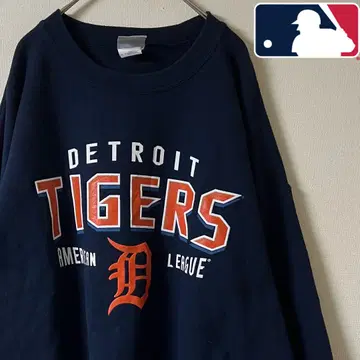 Y2K MLB/디트로이트 타이거즈 맨투맨/XL/네이비