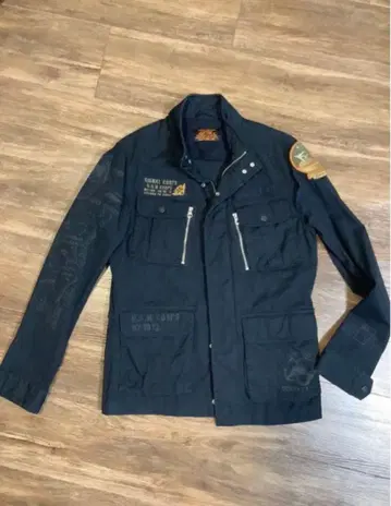 SCOTT NYC 네이비 밀리터리 자켓 S 사이즈