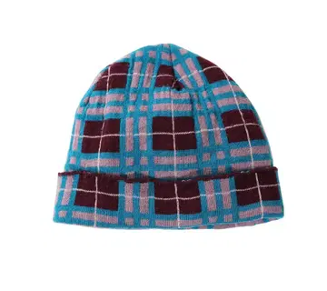 00s balance wear design 와치캡 체크 무늬