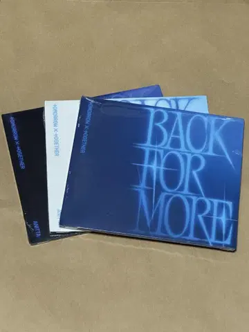 TXT US 한정판 앨범 BACK FOR MORE 세트