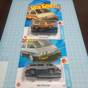 핫휠 1986 Toyota Van 미니카 2대 세트