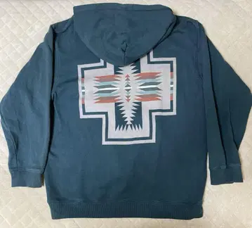 Pendleton 다크 그린 후드티 L