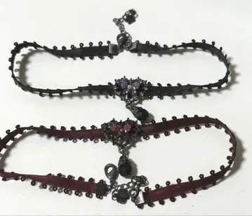 ANNA SUI 초커 2개 세트