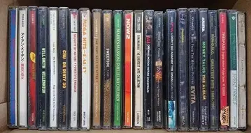 침수 습기 CD 컬렉션 다양한 아티스트 23장 하자품으로 초특가