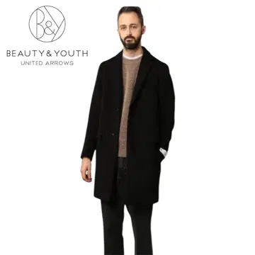 BEAUTY & YOUTH 체스터 코트 블랙