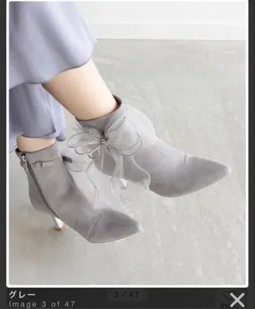 RANDA 2WAY 리본 숏부츠