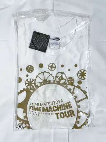[ 미사용 ] 마츠토야 유미 TIME MACHINE TOUR 셔츠 M