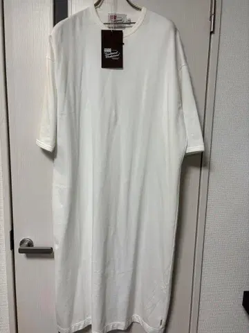 트래디셔널 웨더웨어 반팔 무릎 기장 원피스 화이트