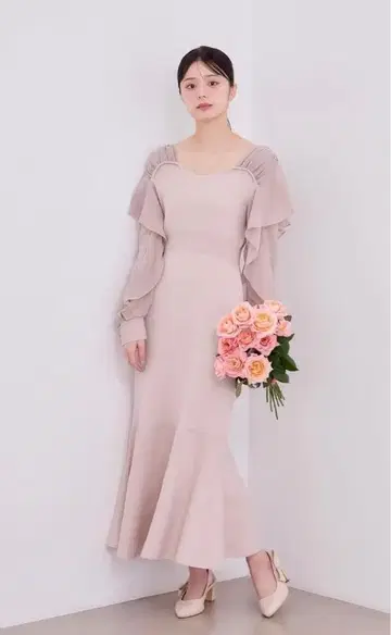 AnMILLE 쉬폰 소매 레이디 원피스