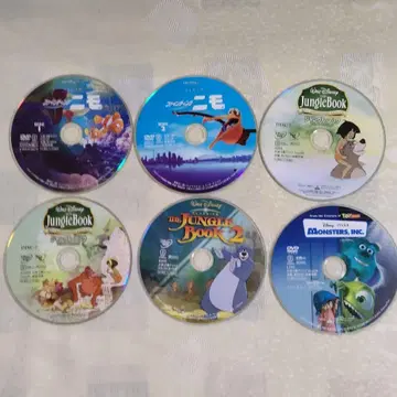 디즈니 DVD 6장 세트 셀판 디스크만