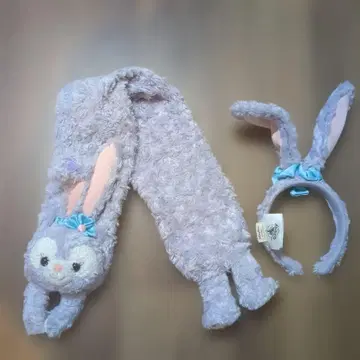 상하이 디즈니랜드 스텔라 루 머리띠와 머플러 세트