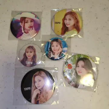 TWICE TZUYU 캔뱃지 6개 세트