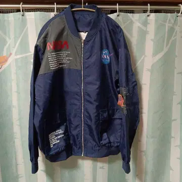 NASA ASSIST SERIES 플라이트 자켓 XL 네이비