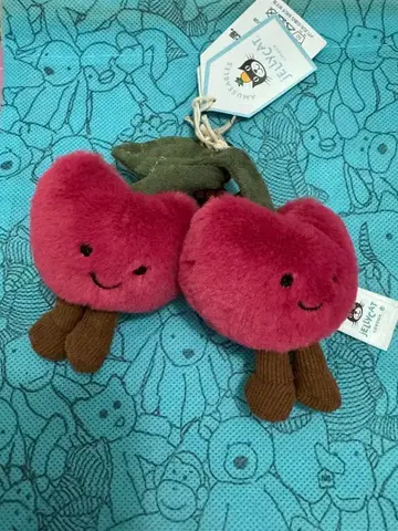Jellycat 체리형 키링