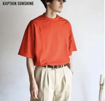 KAPTAIN SUNSHINE Suvin Supima Tube Tee