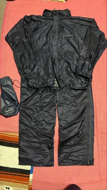 90s 몽벨 고어텍스 네이비 수납 봉투 포함 셋업