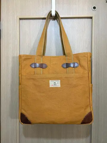히노모토 캔버스 토트백 L 머스타드